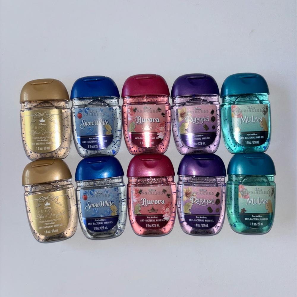 Disney Bath & body Works pocketbac hand sanitizer gel collection 10 piece set